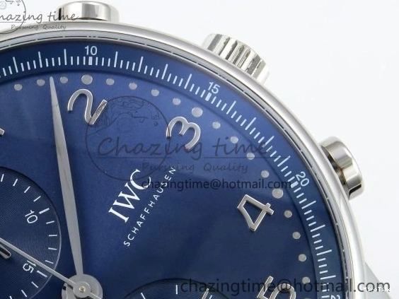 MIROTIME 0123 Portuguese Chrono IW3716 Z+F 1:1 Best Edition Blue Dial on Blue Rubber Strap A UrbanChic 7018